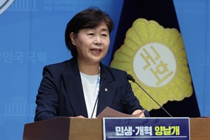 서영교, 민주 원내대표 출마…"이재명 정부 성공 이뤄낼 실력 자부"