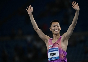 ‘스마일점퍼’ 우상혁, 로마 다이아몬드리그 정상…올해 6연승