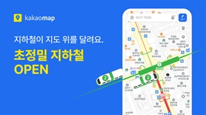 지하철 정보 한눈에…카카오맵, 초정밀 지하철 서비스 오픈