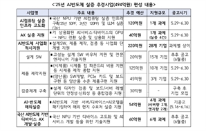 정부 NPU 조기상용화 지원…AI반도체 2434억 투자