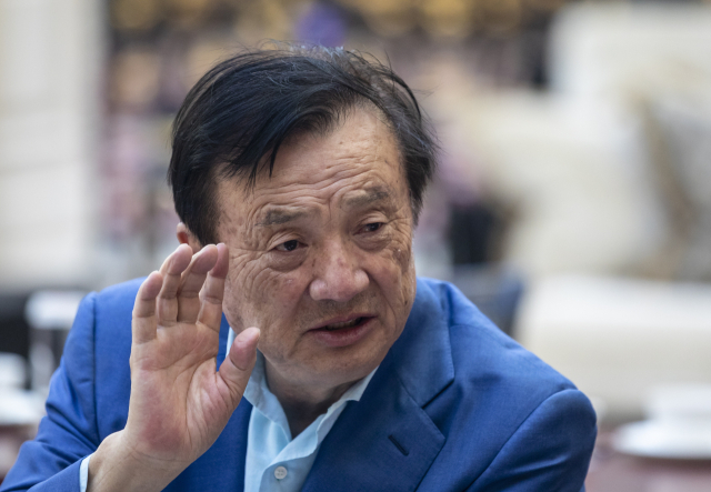 런정페이 화웨이 창업자. EPA연합