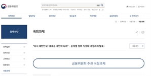 경제금융부처 홈피, 여전히 尹정부 국정과제 게시