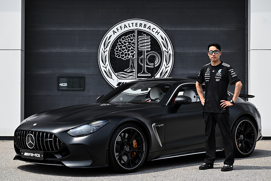 노동기와 메르세데스-AMG GT 55 4MATIC+. 사진: 김학수 기자