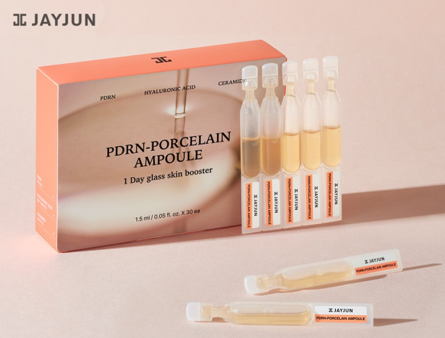 'PDRN 포슬린 앰플' 신제품.[사진=제이준코스메틱]