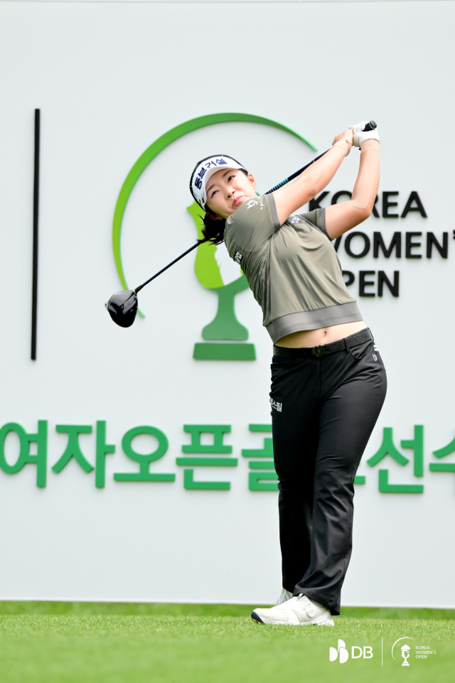 공동 19위에 나선 김수지. 사진 제공=DB그룹 한국여자오픈 조직위
