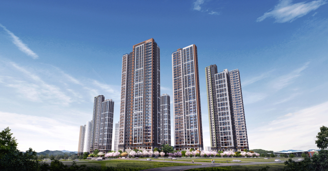 원주역 우미린 더 스텔라 투시도. 사진 제공 = 우미건설