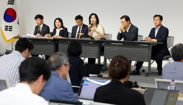 18일 경기도교육청 수원 남부청사에서 '하이러닝 인공지능 서·논술형 평가 시스템' 운영계획 발표회. 사진 제공 = 경기도교육청