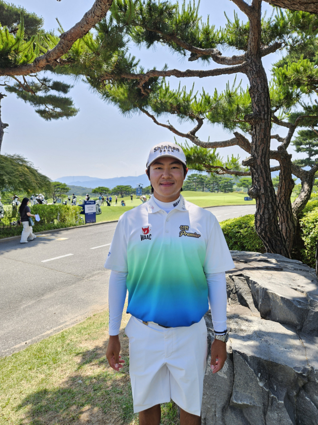 18일 제68회 KPGA 선수권대회 with A-ONE CC 개막을 하루 앞두고 만난 김성현.
