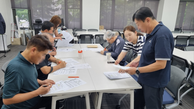 2024년 관악구 일반경비원 신임교육 현장. 관악구 제공