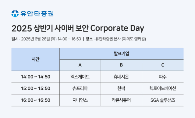 지니언스, 투자자 대상 공동 기업설명회 참가…“투자자 소통 확대”
