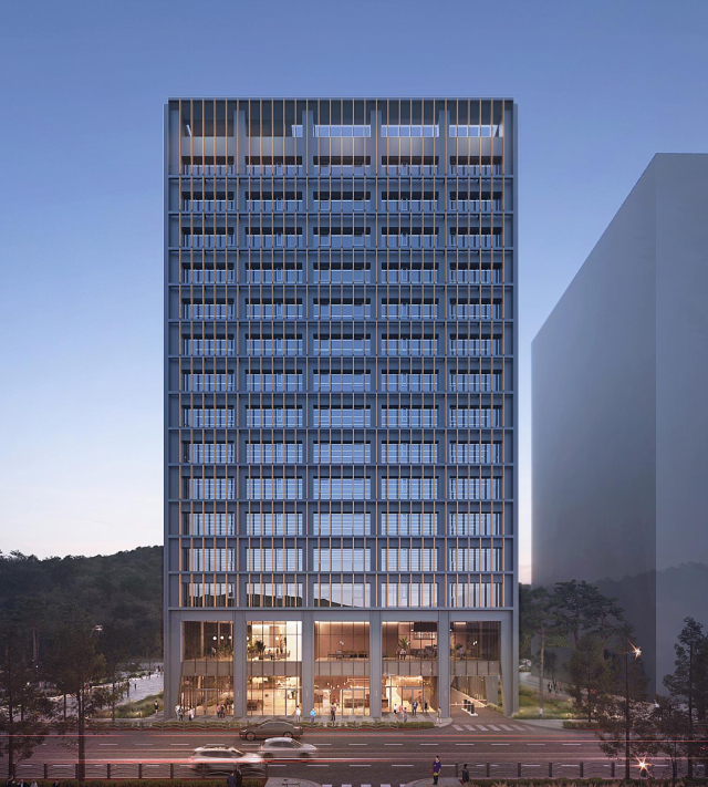 서울 강남구 수서역세권 공공주택지구 B1-2블록에 들어설 프라임오피스 투시도. 사진 제공=코람코자산운용