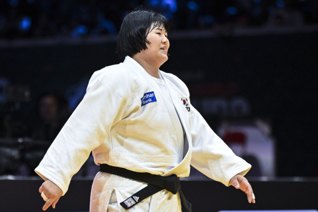 세계유도선수권대회 개인전 여자 최중량급 우승자인 김하윤. AP연합뉴스