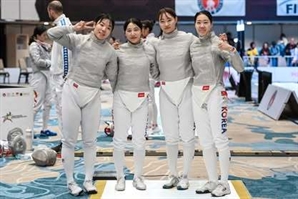 한국 여자 사브르, 亞선수권 결승서 일본에 져 아쉬운 준우승