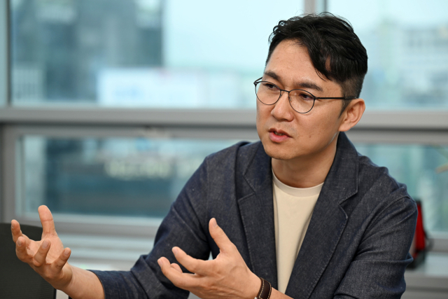 윤현준 잡코리아 대표가 6월 22일 서울 서초구 잡코리아에서 서울경제신문과 인터뷰를 하고 있다. 조태형 기자