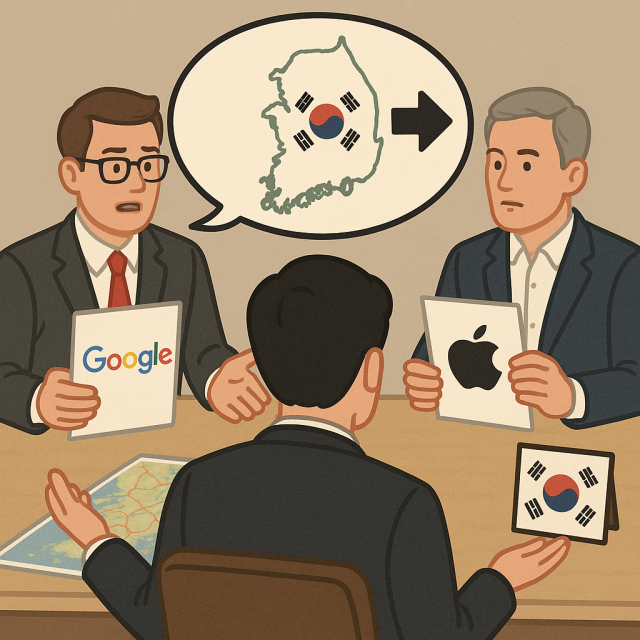구글·애플 요청한 고정밀 지도 두고 “韓만 안된다”vs"안보위협" 갑론을박