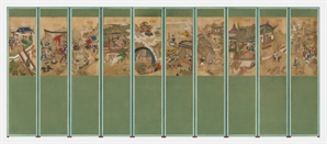 美 유출됐던 조선 병풍, 韓 기술로 되살려 첫선