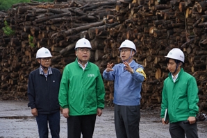 임상섭 산림청장, 목재산업 생산시설 현장점검