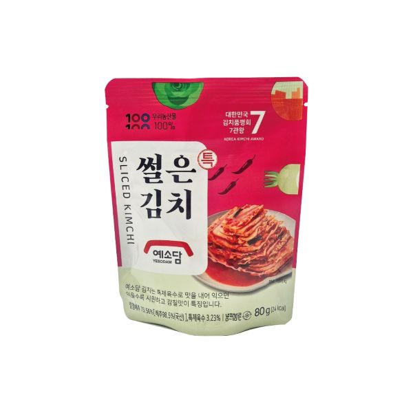 썰은김치 80g