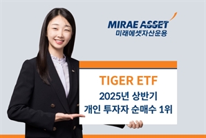 올해 상반기 개인 순매수 1위 ETF는 미래에셋 'TIGER ETF'