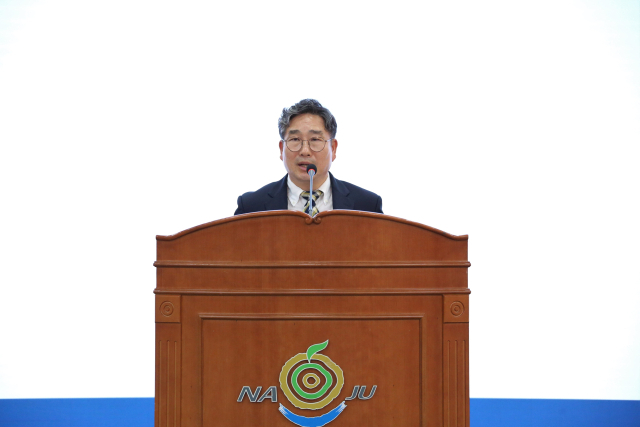 지난 1일 전남 나주시 제22대 부시장에 취임한 강상구 전 전라남도 에너지산업국장. 사진 제공=나주시