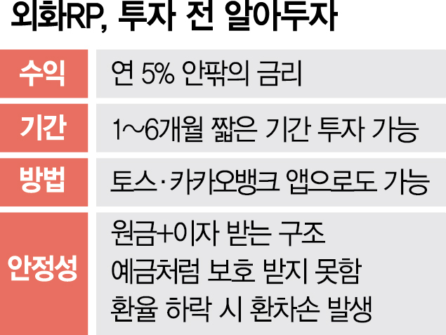 RP, 5%대 고금리…'달러도 단타' 시대 [S머니플러스]