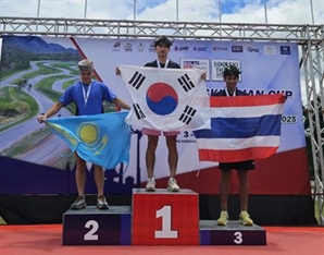 이건용, 롤러스키 아시안컵 1차 대회 매스 스타트 우승…대회 2관왕