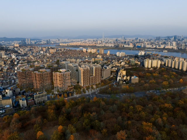 더파크사이드 스위트 조감도. 사진 제공=일레븐건설