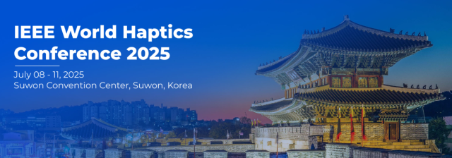‘IEEE 월드 햅틱스 컨퍼런스(WHC) 2025’ 포스터. 이미지 제공 = 경기관광공사