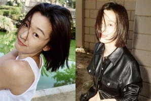 긴 머리 '싹둑' 자르고 나타난 전지현, 무슨 일?…"저 자신 돌아보는 중"