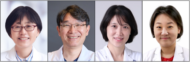 제14회 광동 암학술상 수상자. 기초의학 부문 박영주(왼쪽부터) 서울의대 내분비대사내과 교수·김신곤 고려의대 내분비내과 교수, 임상의학 부문 김효송 연세암병원 종양내과 교수, 다수 논문 발표 부문 신애선 서울의대 예방의학교실 교수. 사진 제공=광동제약