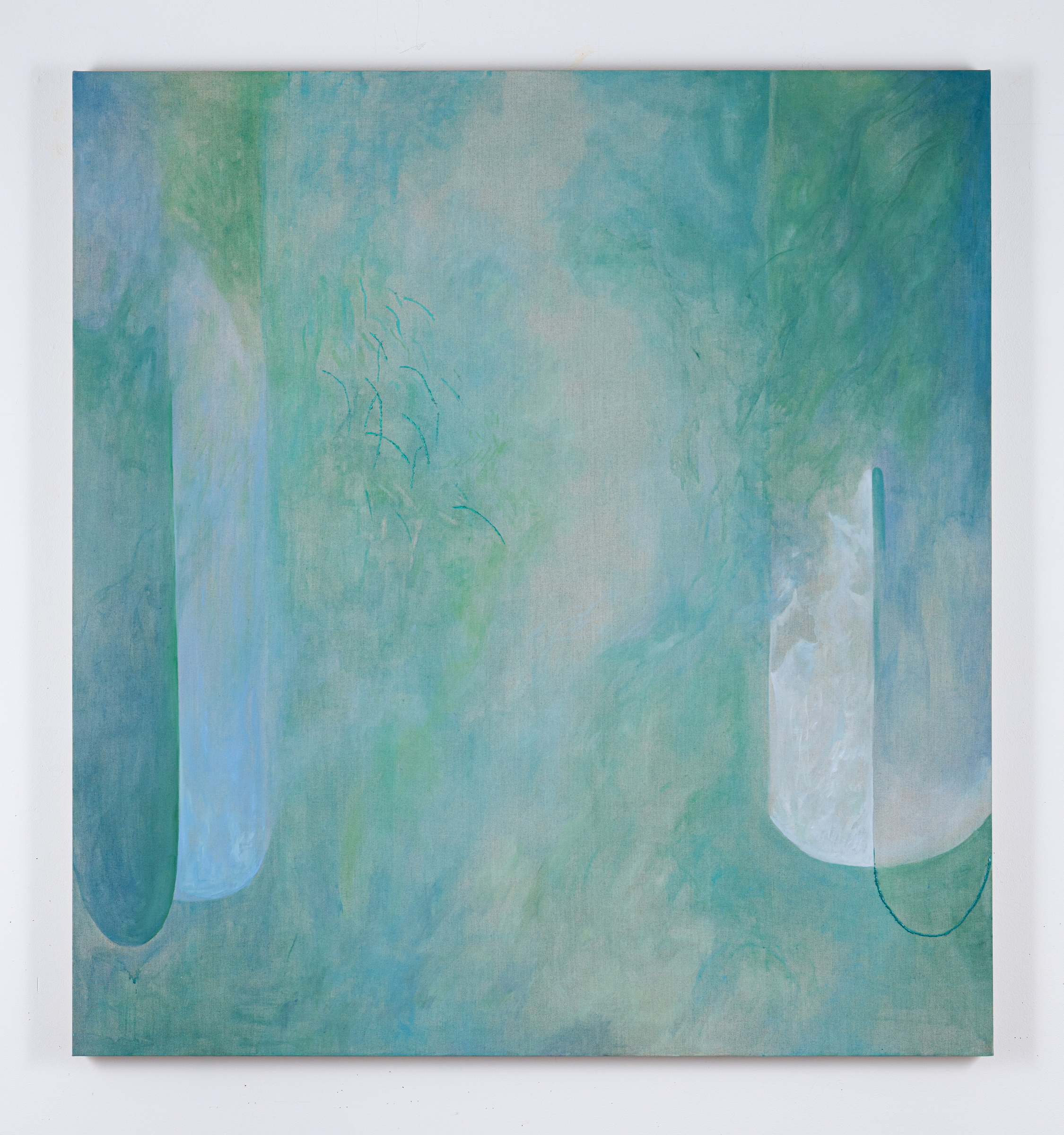 [김경연, Another Epilogue (2024) 린넨 위 유화, 152×142cm]