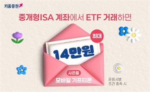 키움證 "중개형 ISA에서 ETF 거래하면 기프티콘 드려요"