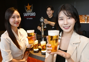 도쿄 긴자 '감성'을 살린 삿포로 맥주