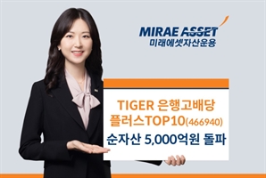 배당소득 분리 과세 추진에 투심 '들썩'…미래에셋운용 은행고배당 ETF, 순자산 5000억 돌파