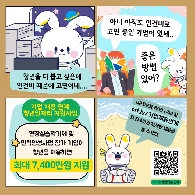 경남 기업 채용연계 청년일자리 지원 사업 안내 카드뉴스. 사진 제공=경남도