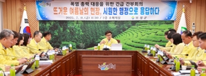 폭염과의 전쟁 선봉장에 선 김철우 보성군수 "군민의 생명·안전이 군정 최우선"