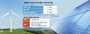“한국형 RE100 산단, 1년에 넉달은 화석연료 전기 써야”