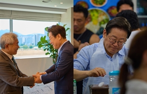 보수 논객→시민들과 삼겹살·소맥…이재명의 '밥상 소통', 뭐가 달랐을까