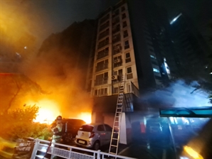 광명 아파트 주차장 화재 중상자 1명 끝내 사망