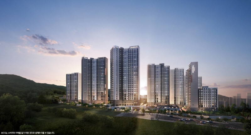 <덕계역 한신더휴 포레스트 투시도>