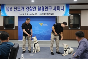 천연기념물 '진도개' 경찰견 투입되나…특수목적견 가능성 확인