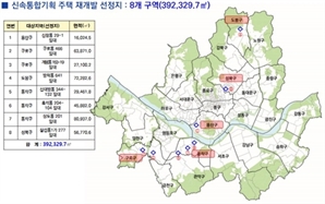 서울시, 토지거래허가구역 신통기획 8곳 신규·23곳 재지정[집슐랭]