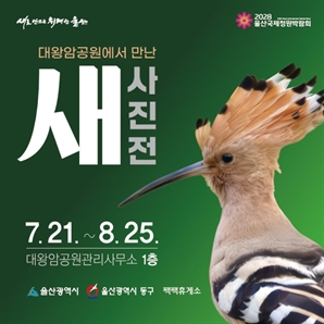 울산시, 대왕암공원에서 ‘새 사진전’ 개최
