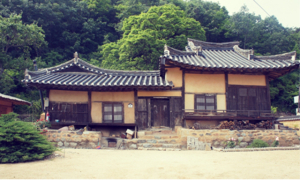 화재 전 청송 사남고택.