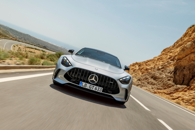 메르세데스벤츠 '더 뉴 메르세데스-AMG GT 55' 전면부. 사진 제공=벤츠코리아