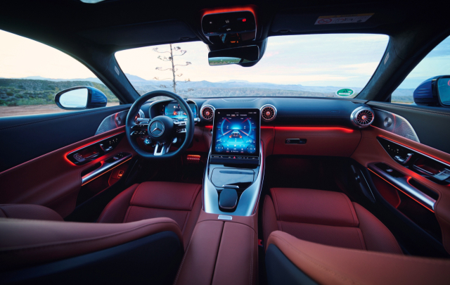 메르세데스벤츠 '더 뉴 메르세데스-AMG GT 55' 실내 공간. 사진 제공=벤츠코리아