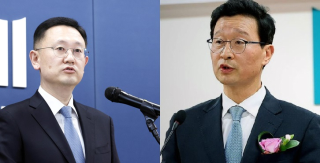 박세현(왼쪽) 서울고검장과 송경호 부산고검장.