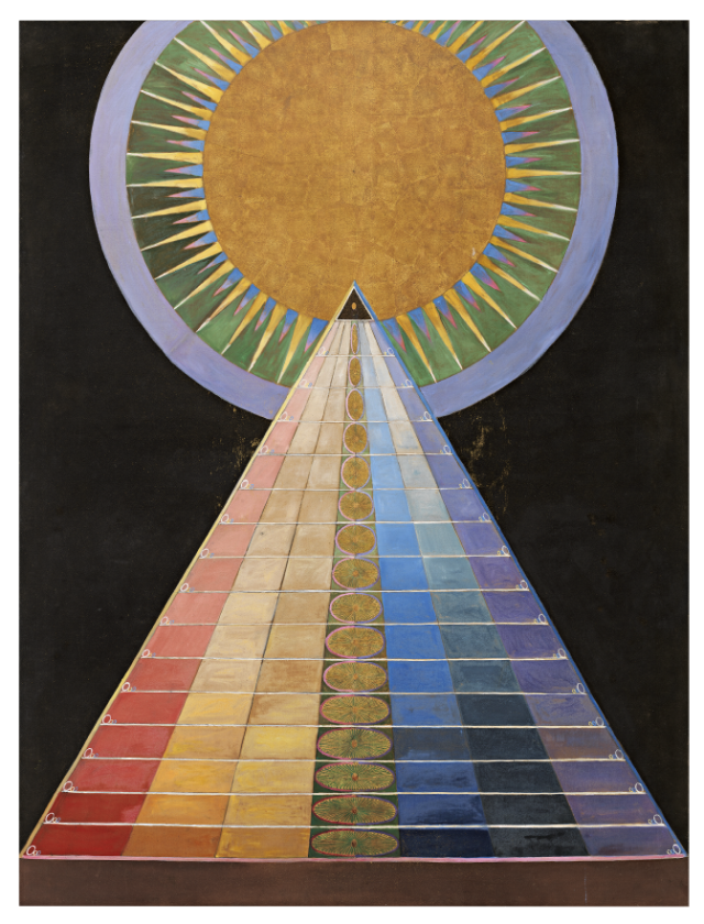 힐마 아프 클린트, No. 1, 그룹 X, 제단화(1915), 237.5 × 179.5 cm/제공=힐마 아프 클린트 재단. HaK 187