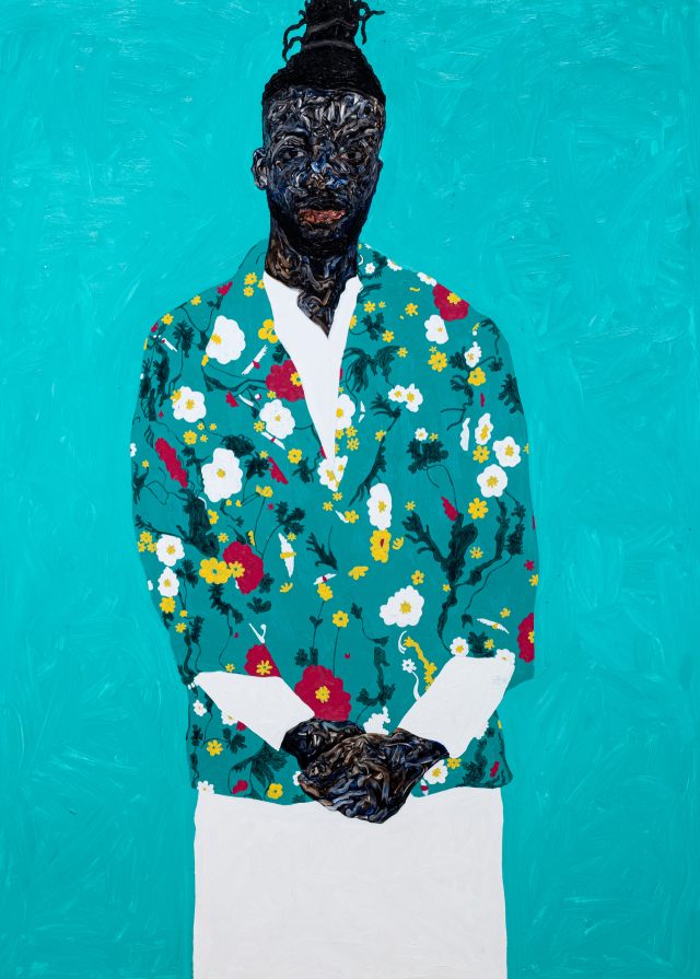 아모아코 보아포, ‘Self Portrait - Floral Jacket(2023)’ ⓒ Wooyang Art Museum
