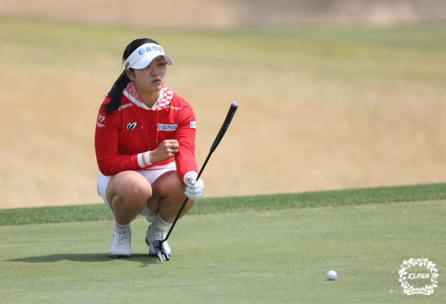 KLPGA 평균 타수 1위에 올라 있는 유현조. 사진 제공=KLPGA